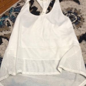 White beach cover up